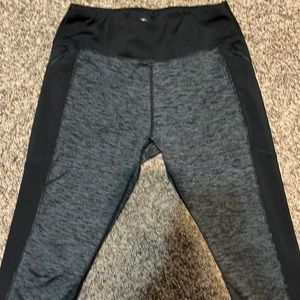 Black and grey leggings